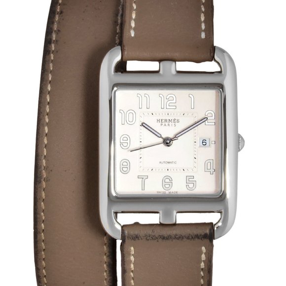 Hermes HERMES CC1.710 Cape Cod Double Tour Wristwatch Automatic Silver Dial R... - Picture 1 of 9